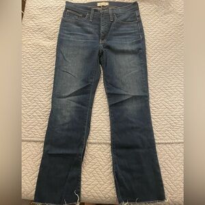 Madewell Cali Demi Boot Jeans Medium Wash